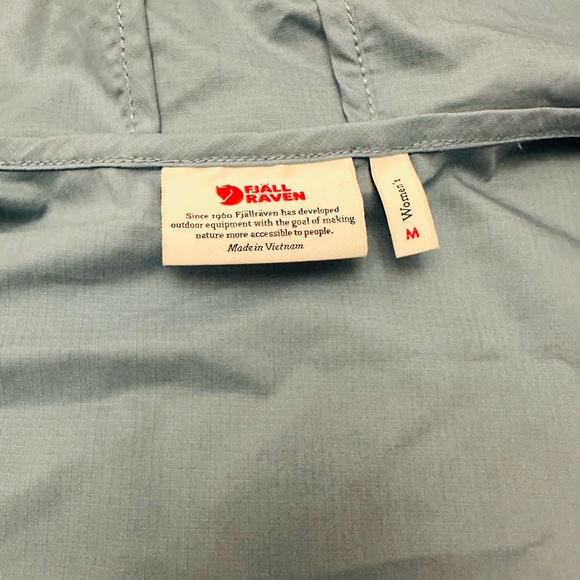 Fjallraven Women's Abisko Midsummer Jacket Light Blue Medium - Picture 10 of 12